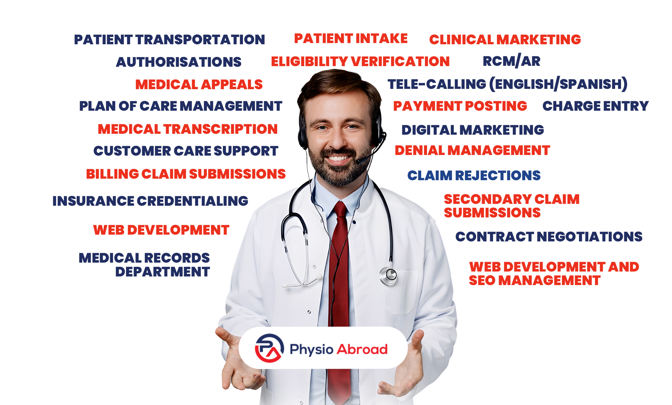 Physiotherapist helping a patient